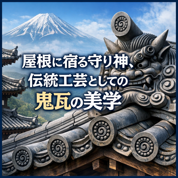 屋根に宿る守り神、伝統工芸としての鬼瓦の美学